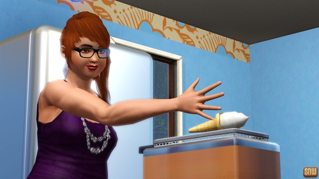 Koning Krokant Pro Friteuse en Vrieshap Pro IJsmachine (premium content voor De Sims 3)