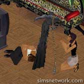 The Sims Livin' Large Comic Strip - The Grim Reaper