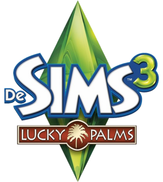 De Sims 3: Lucky Palms logo