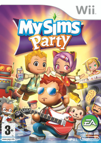 MySims Party Wii box art packshot