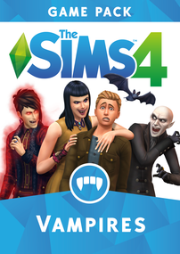 The Sims 4: Vampires game pack packshot box arts
