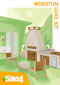 De Sims 4: Woestijn Luxe Kit cover box art packshot