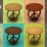 SNW Peace, Love &amp; Hippieness End Table Custom Content CC for The Sims 4