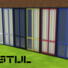 De Stijl Windows for The Sims 4