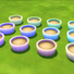 Pastel/Berry Garden Pots