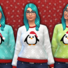 Women&#039;s Christmas Penguin Sweater