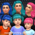 Maxis Matching Pigtails Hairdo for Toddlers