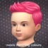 Maxis Matching Short Spiky Hairdo for Toddlers