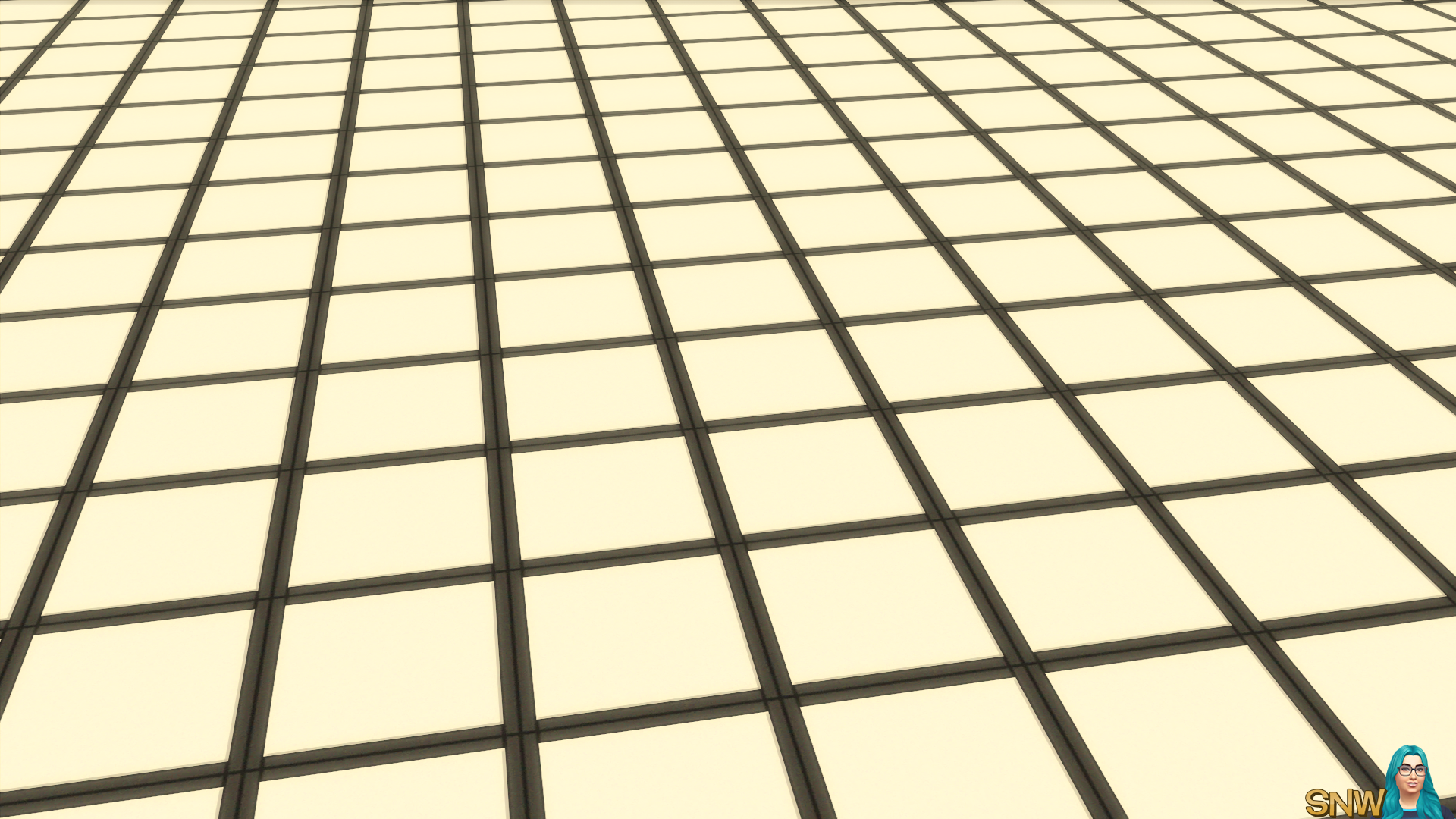 De Stijl Floor Tiles for The Sims 4