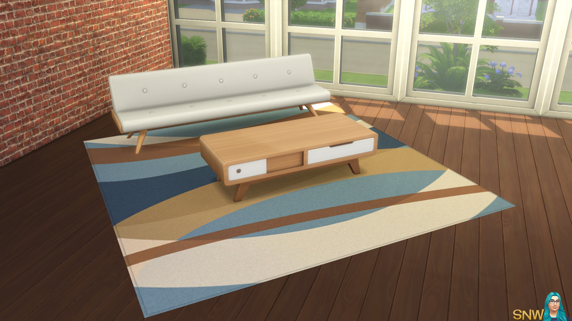 Abstract Rug for The Sims 4