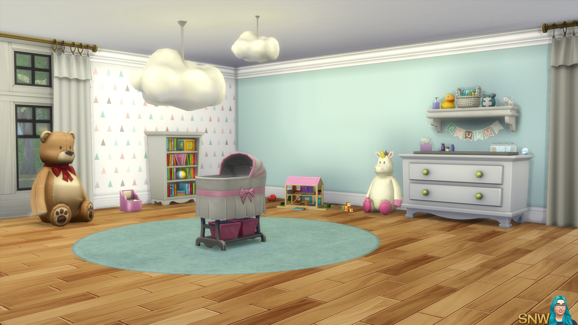 Nursery Walls Set #6 - Basics + Triangles