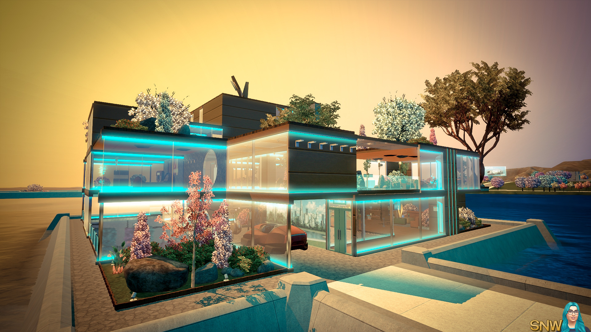 Futuristic Mid-Century Modern