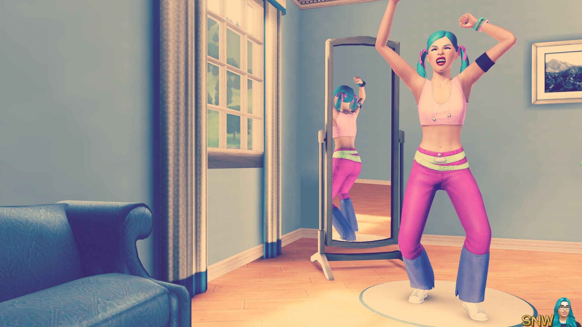 House Party inspired Sim