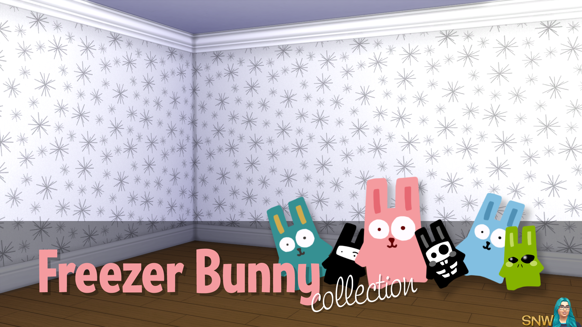 Freezer Bunny Collection: Starburst Wallpapers