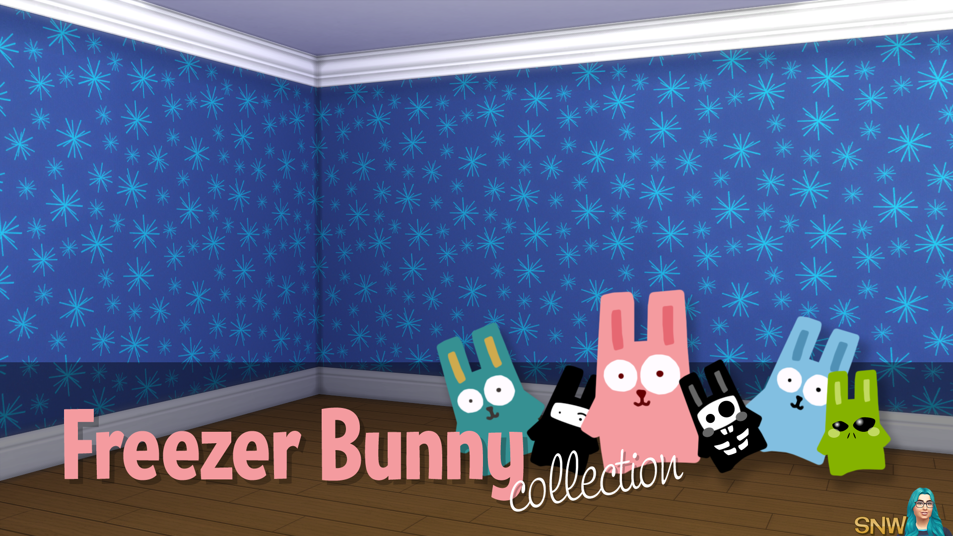 Freezer Bunny Collection: Starburst Wallpapers