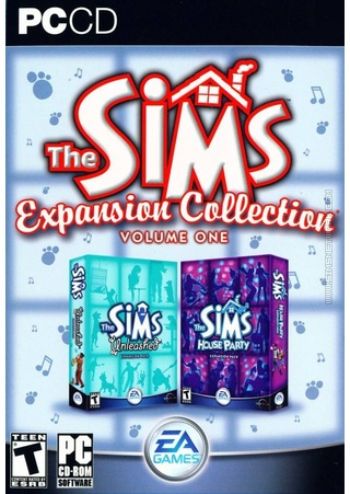 The Sims: Expansion Collection, volume one box art packshot