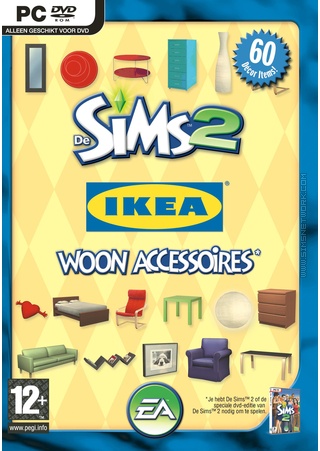 De Sims 2: IKEA Woon Accessoires box art packshot