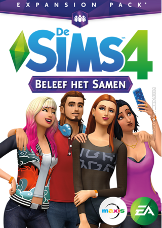 De Sims 4: Beleef het Samen old packshot box art