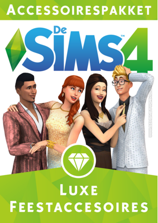 De Sims 4: Luxe Feestaccessoires old packshot cover box art