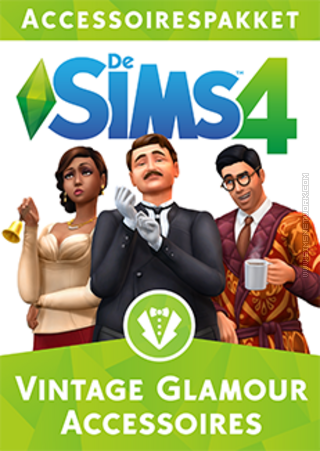 De Sims 4: Vintage Glamour Accessoires packshot box art