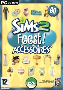 De Sims 2: Feest! Accessoires box art packshot