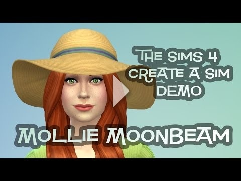 Mollie Moonbeam in The Sims 4 CAS Demo!