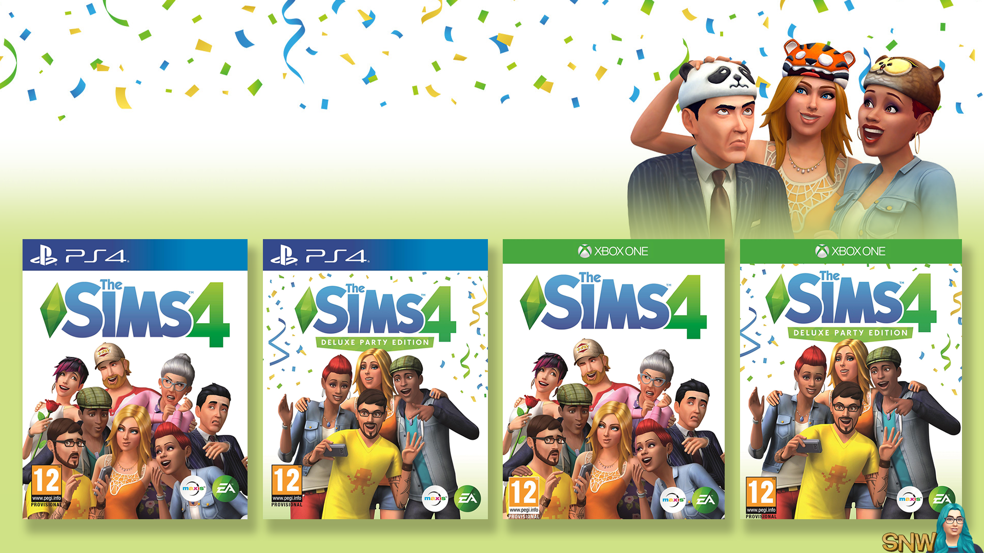 The Sims 4 on consoles PS4 Xbox One press release