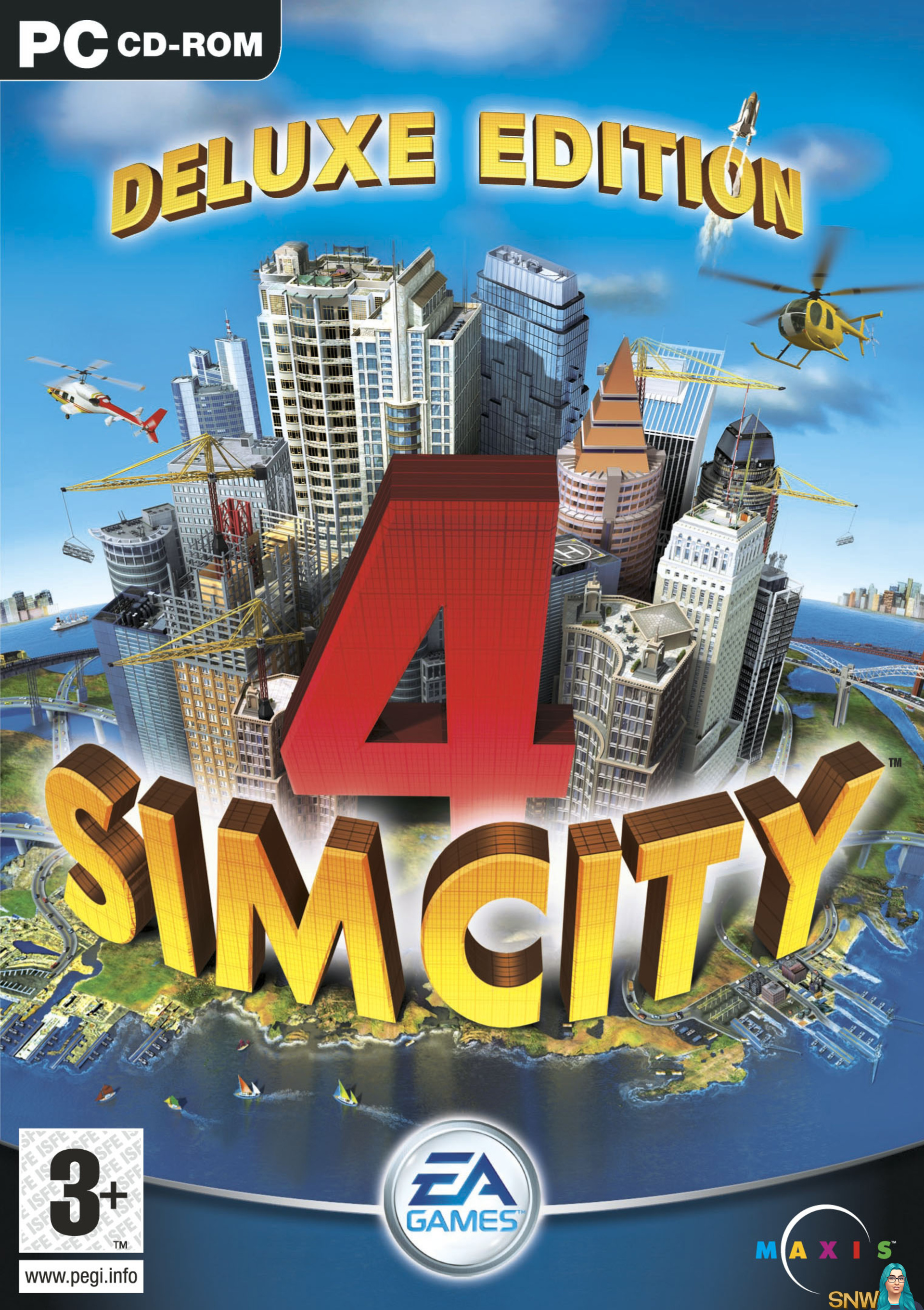 SimCity 4 Deluxe Edition box art packshot