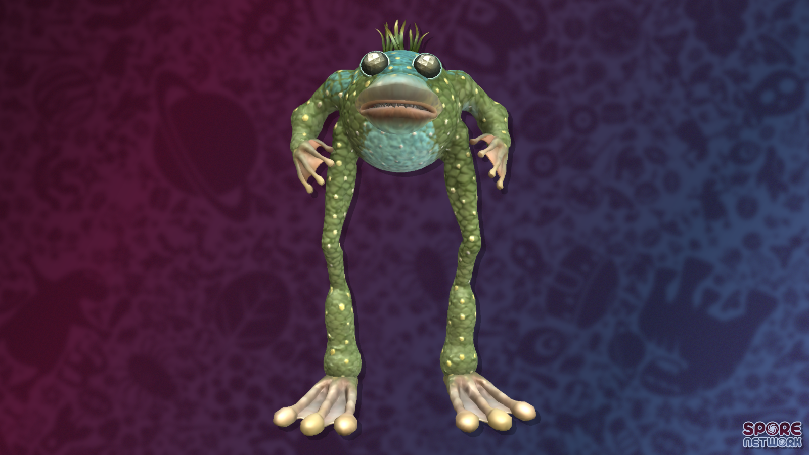 King Froggy Spore Creature by Rosana at SporeNetwork